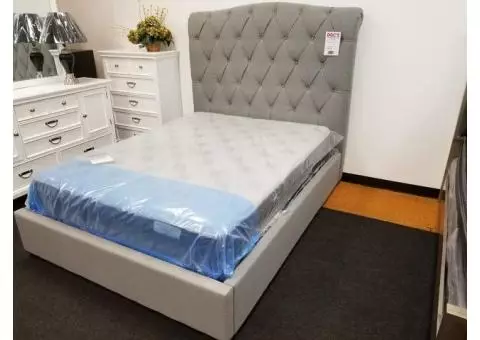Upholstered king/queen Bed & Bunk Bed